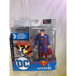 NEW Spin Master DC Heroes 1st Edition Superman